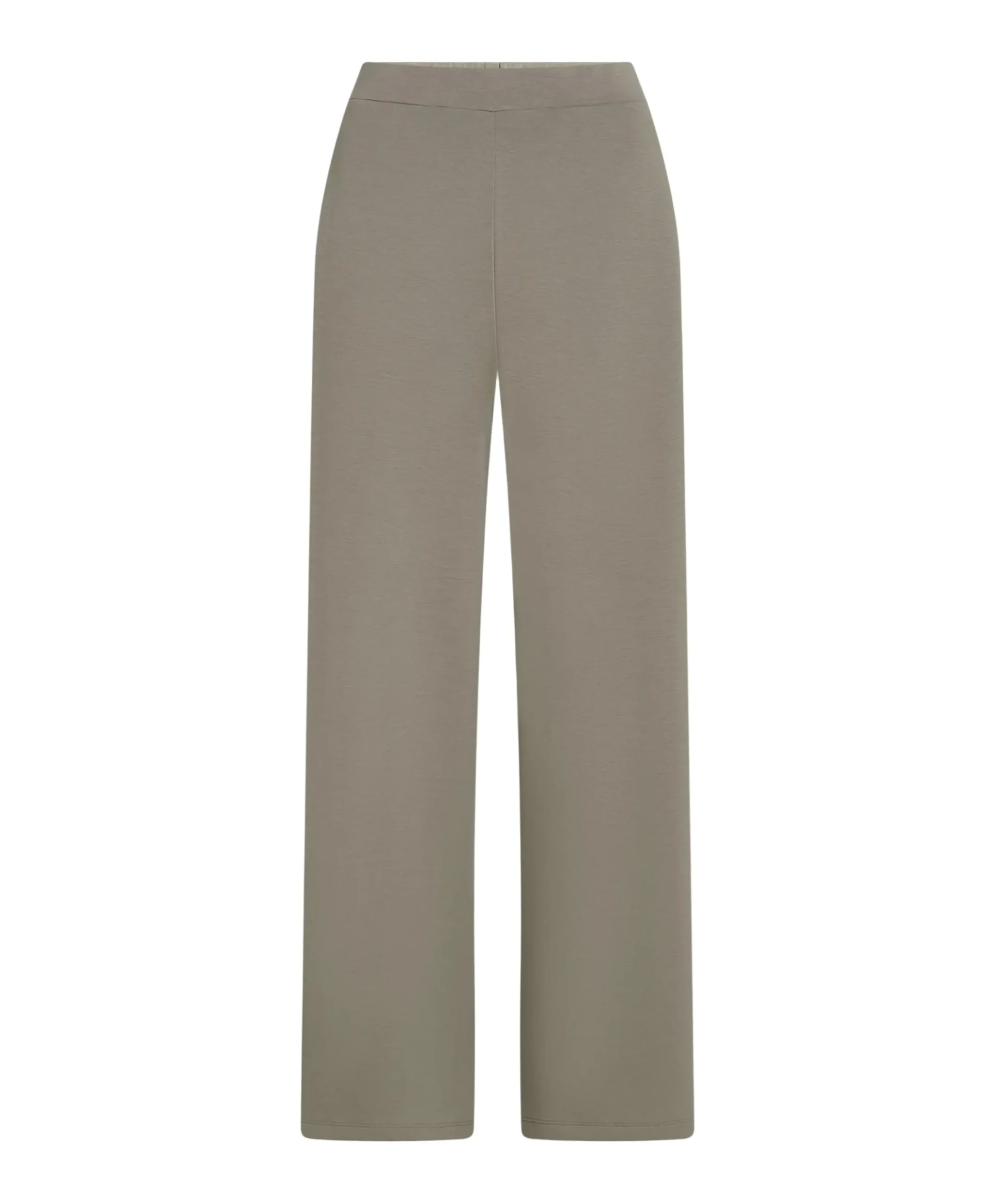 Stripe dames broek beige