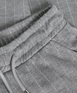 Stripe jongens broek grijs
