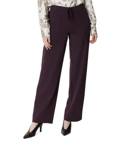 Sue Wide dames broek bordeaux