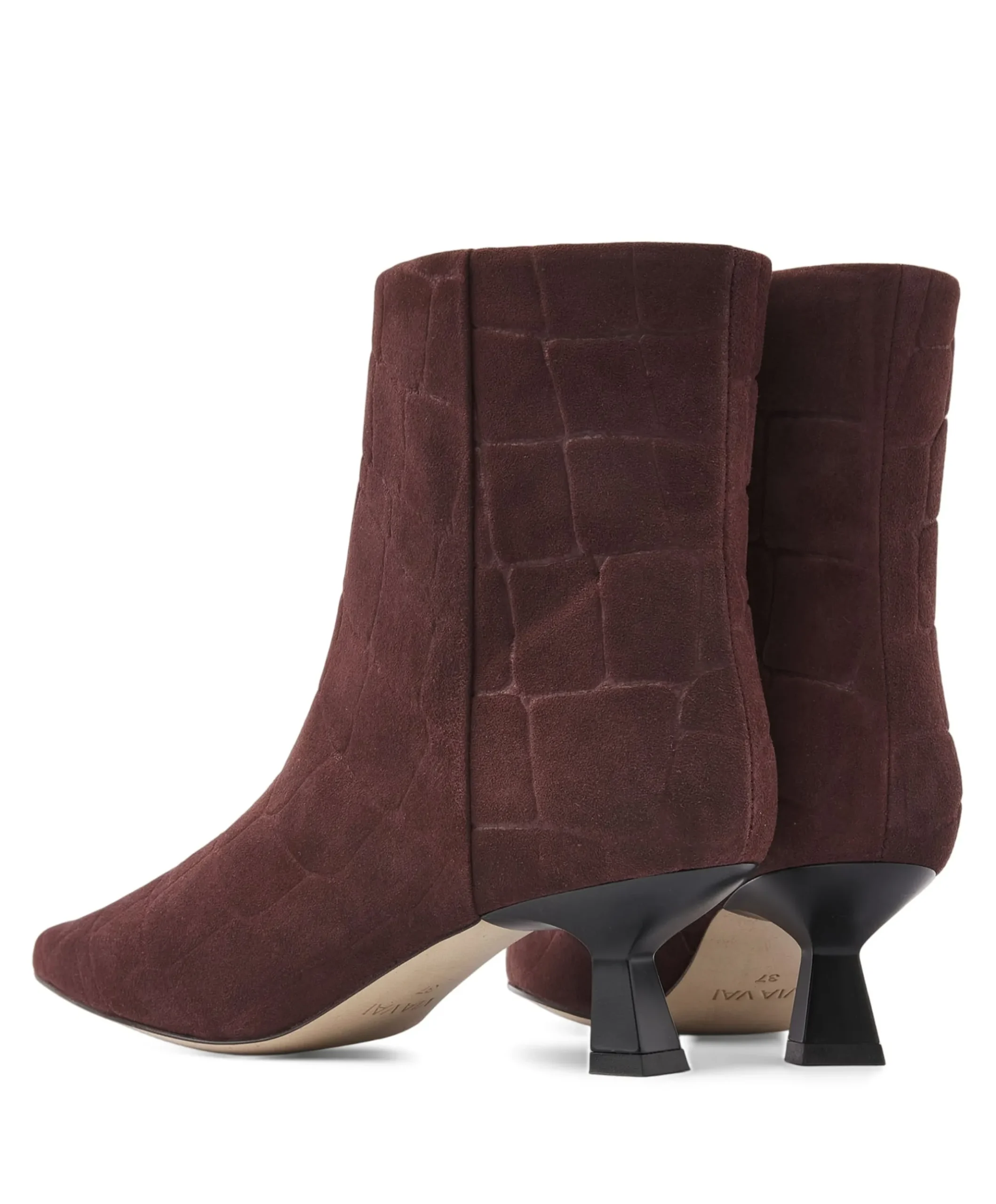 Suzy Franky dames enkellaarzen bordeaux