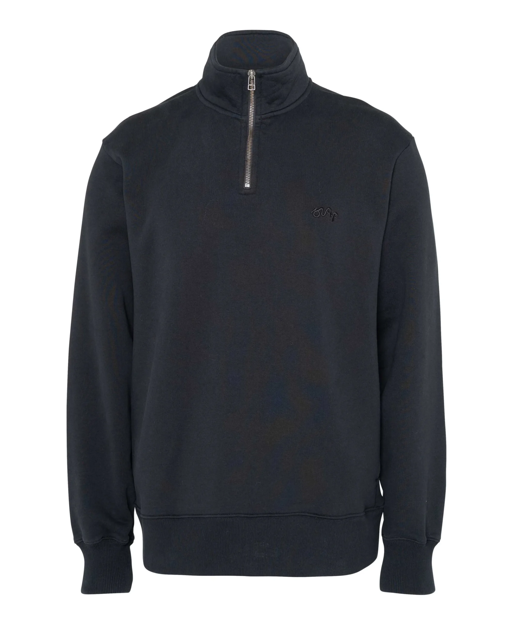Sweater met rits zwart