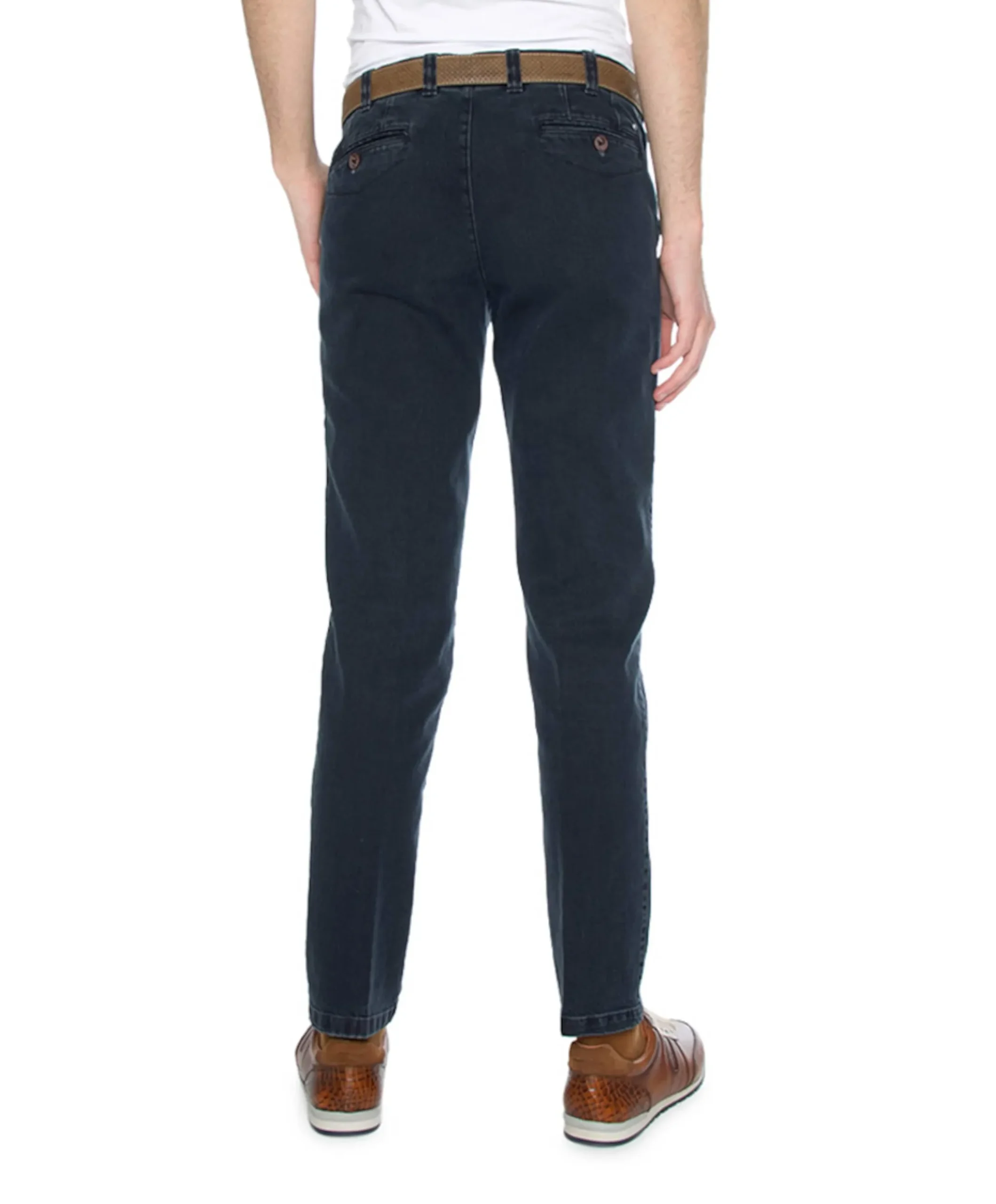 Swing Front Basic Jeans blauw