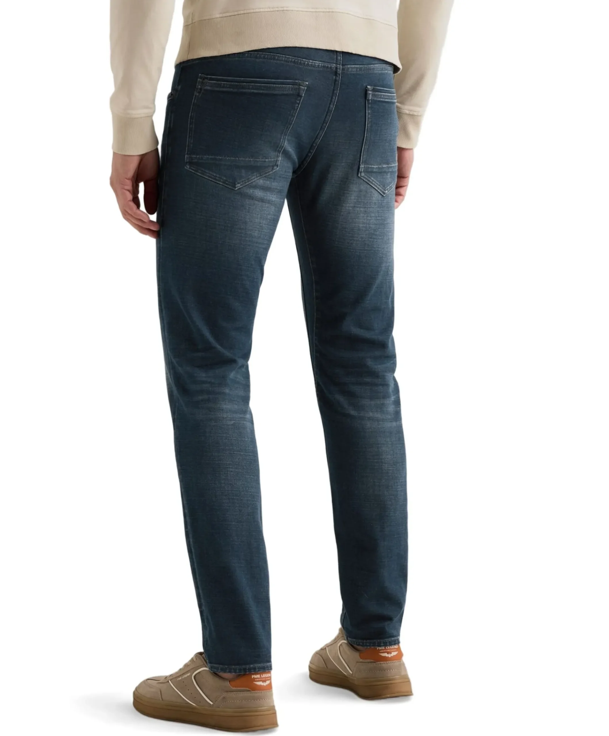 TAILWHEEL DARK NATURAL DENIM heren jeans blauw