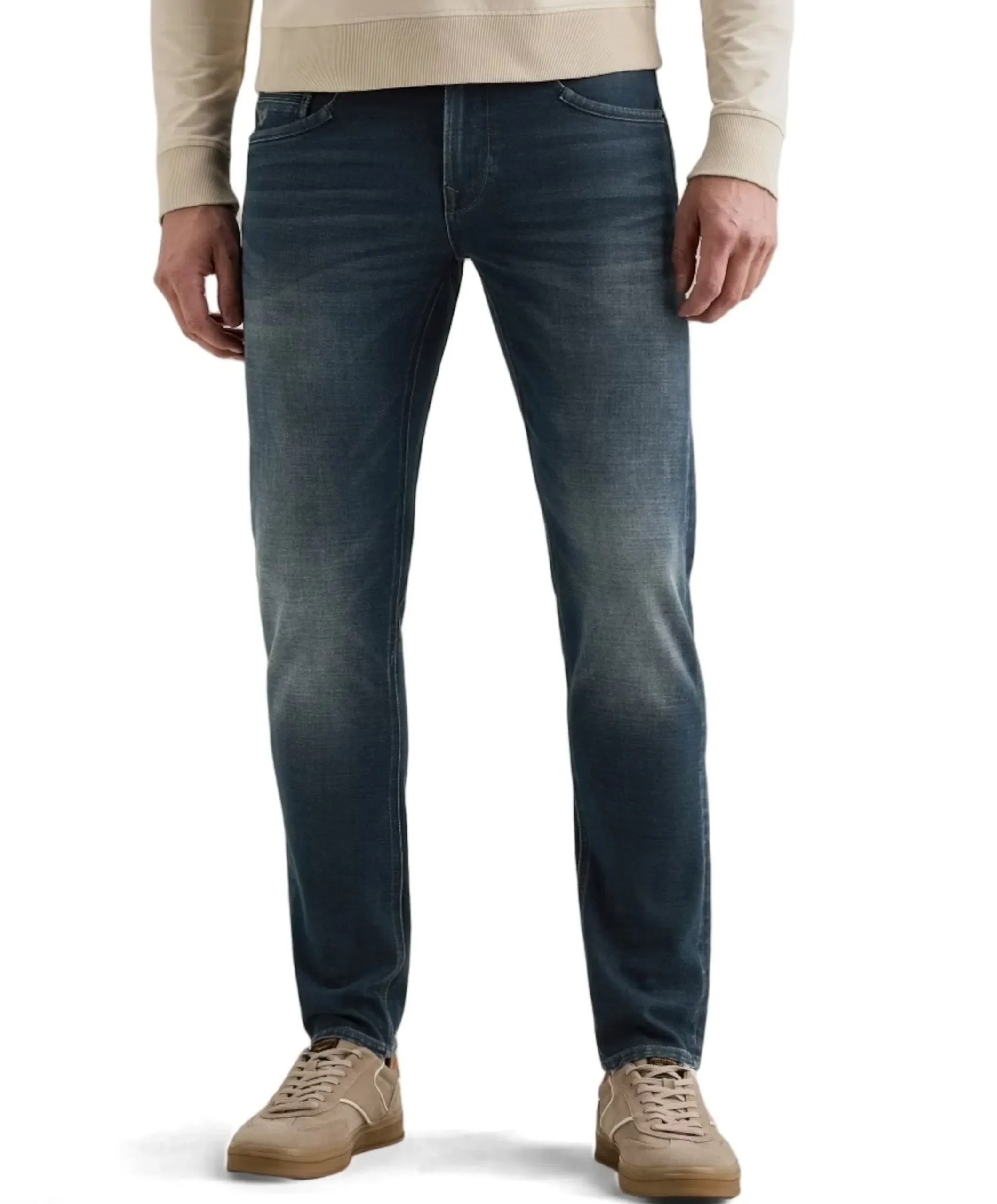 TAILWHEEL DARK NATURAL DENIM heren jeans blauw
