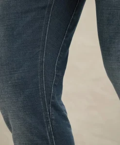 TAILWHEEL DARK NATURAL DENIM heren jeans blauw