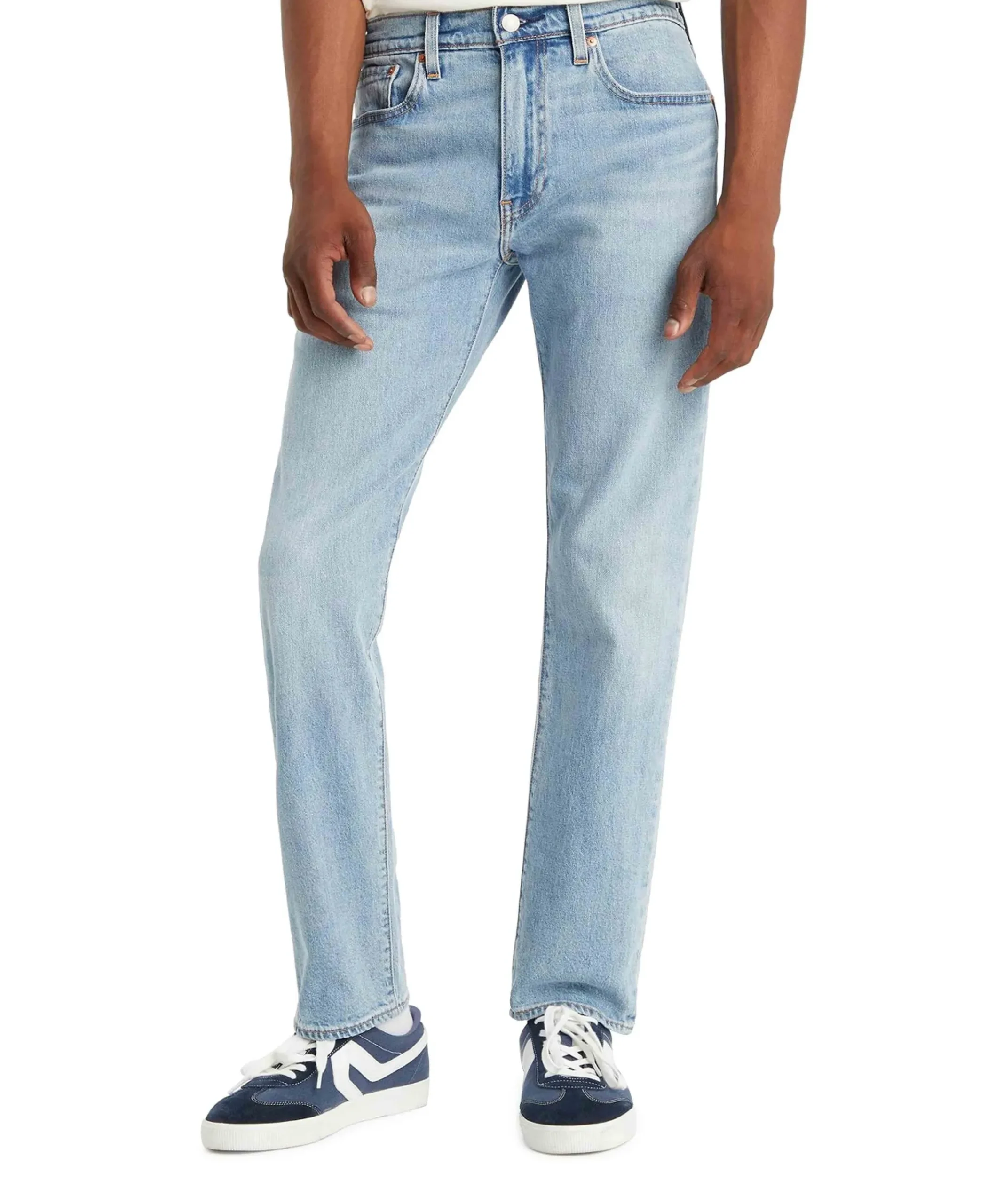 502 Taper heren jeans blauw