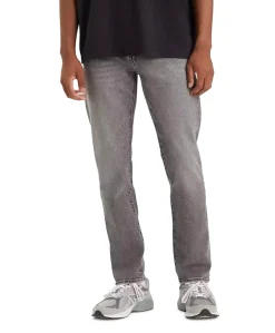 502 Taper heren jeans grijs