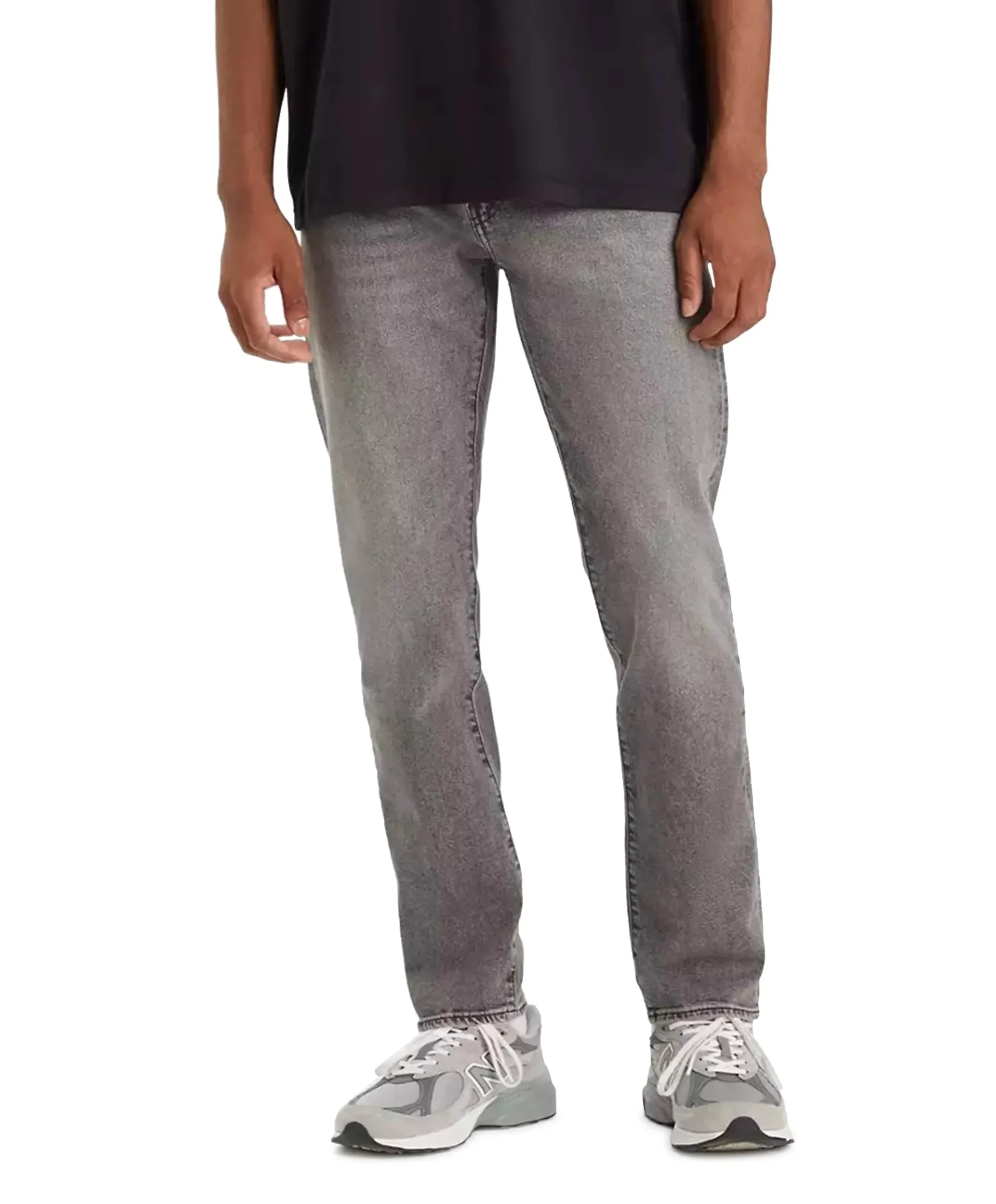 502 Taper heren jeans grijs