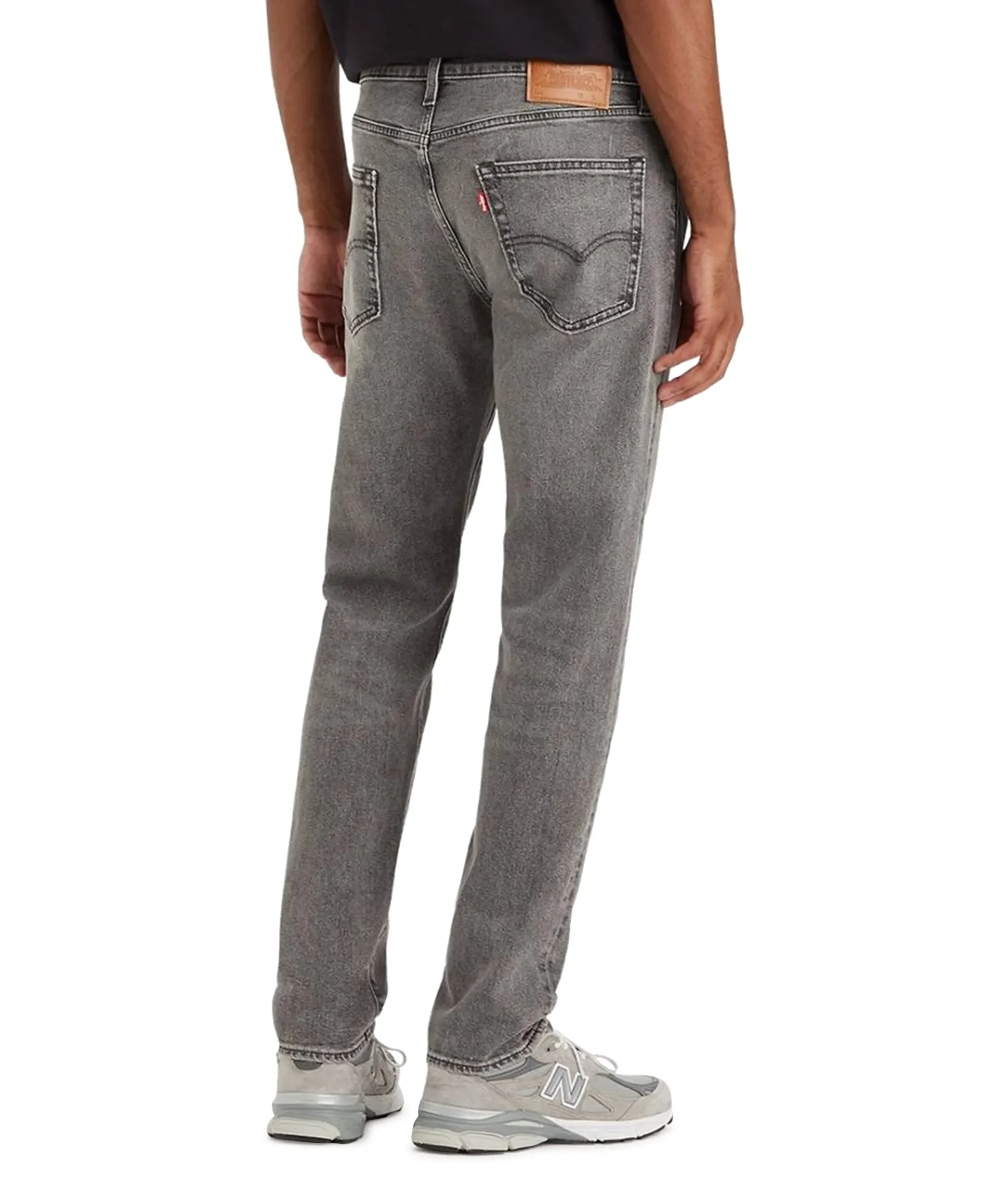 502 Taper heren jeans grijs