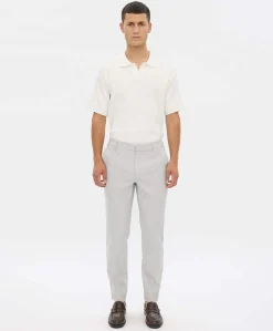 THEOPL 769 CLOUD LINEN heren broek grijs