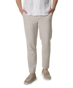 THEOPL 085 SILVER SAND MELANGE heren broek beige