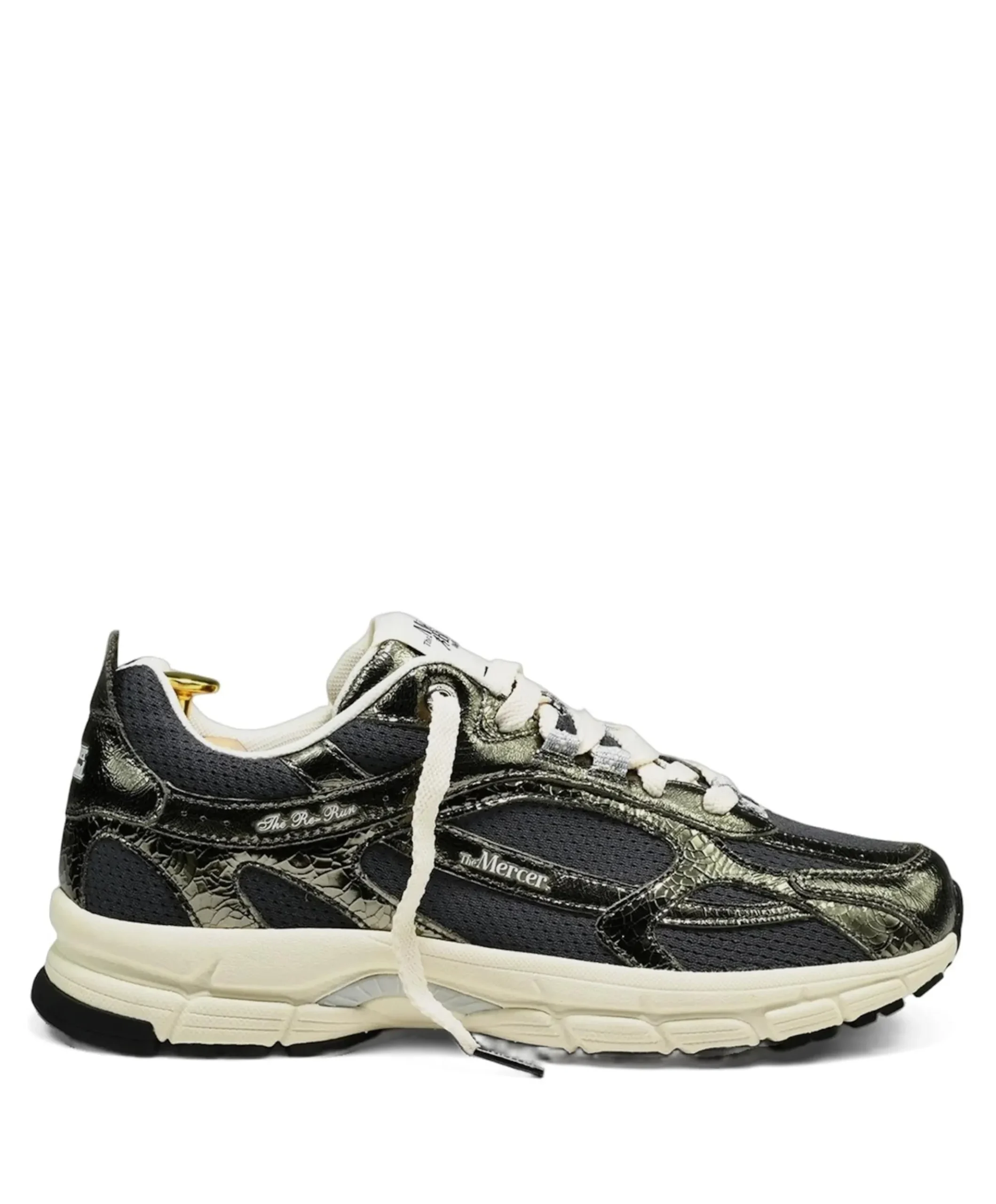 The Re-Run Cracked dames sneakers groen