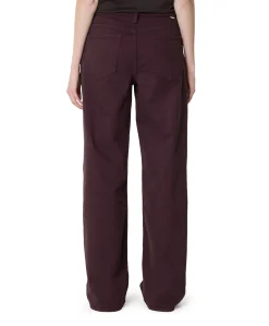 The Rerun ZIP SNEAK dames jeans bordeaux