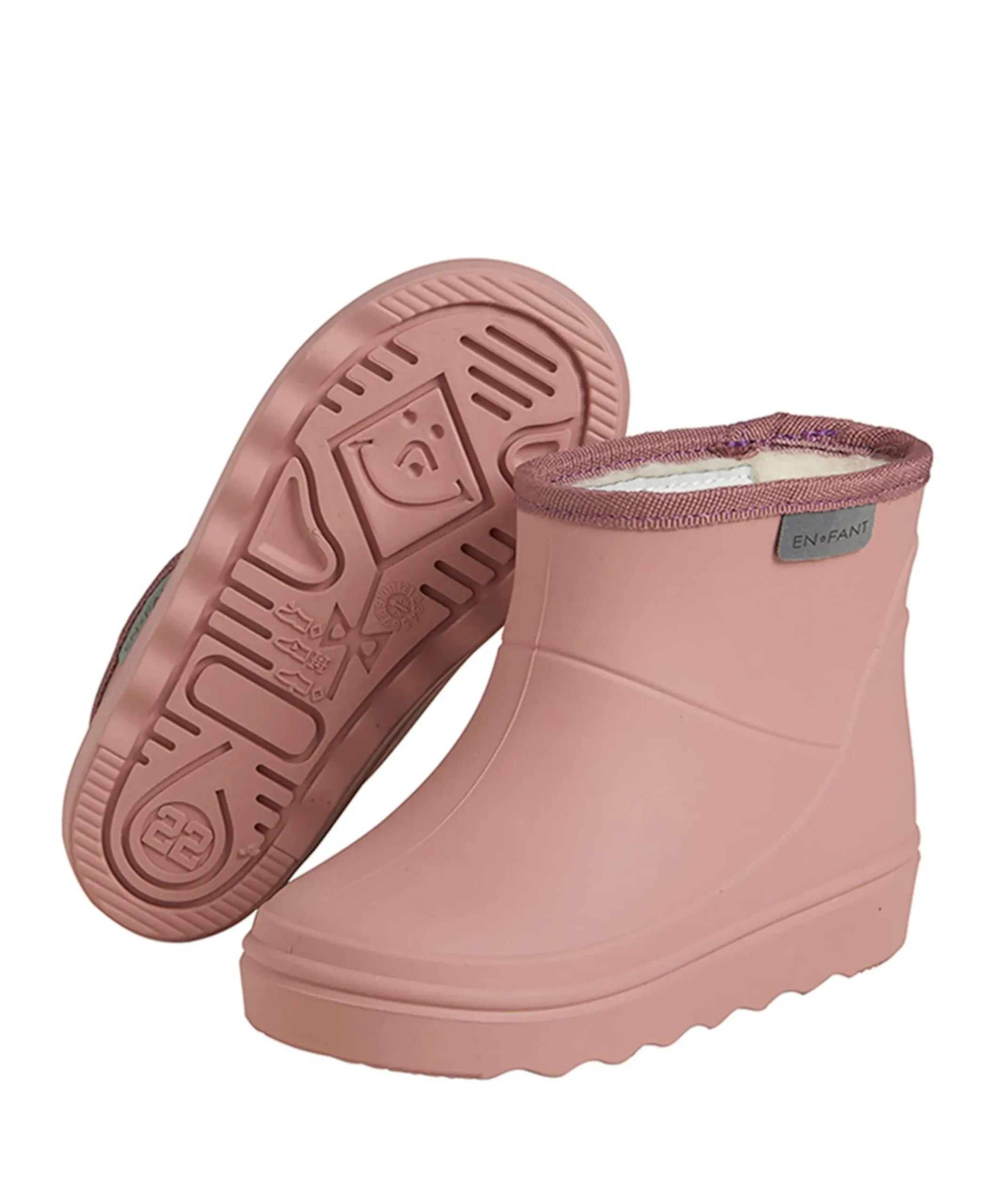 Thermo Boots Shorts Solid uniseks regenlaarzen roze