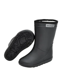 Thermo regenlaarzen zwart