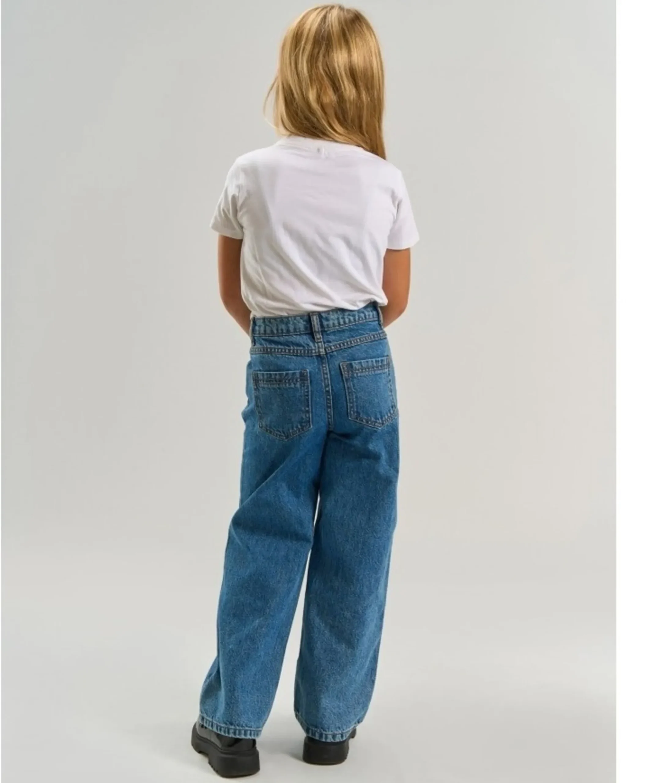 TNLissabon Wide Fit Jeans meisjes jeans blauw