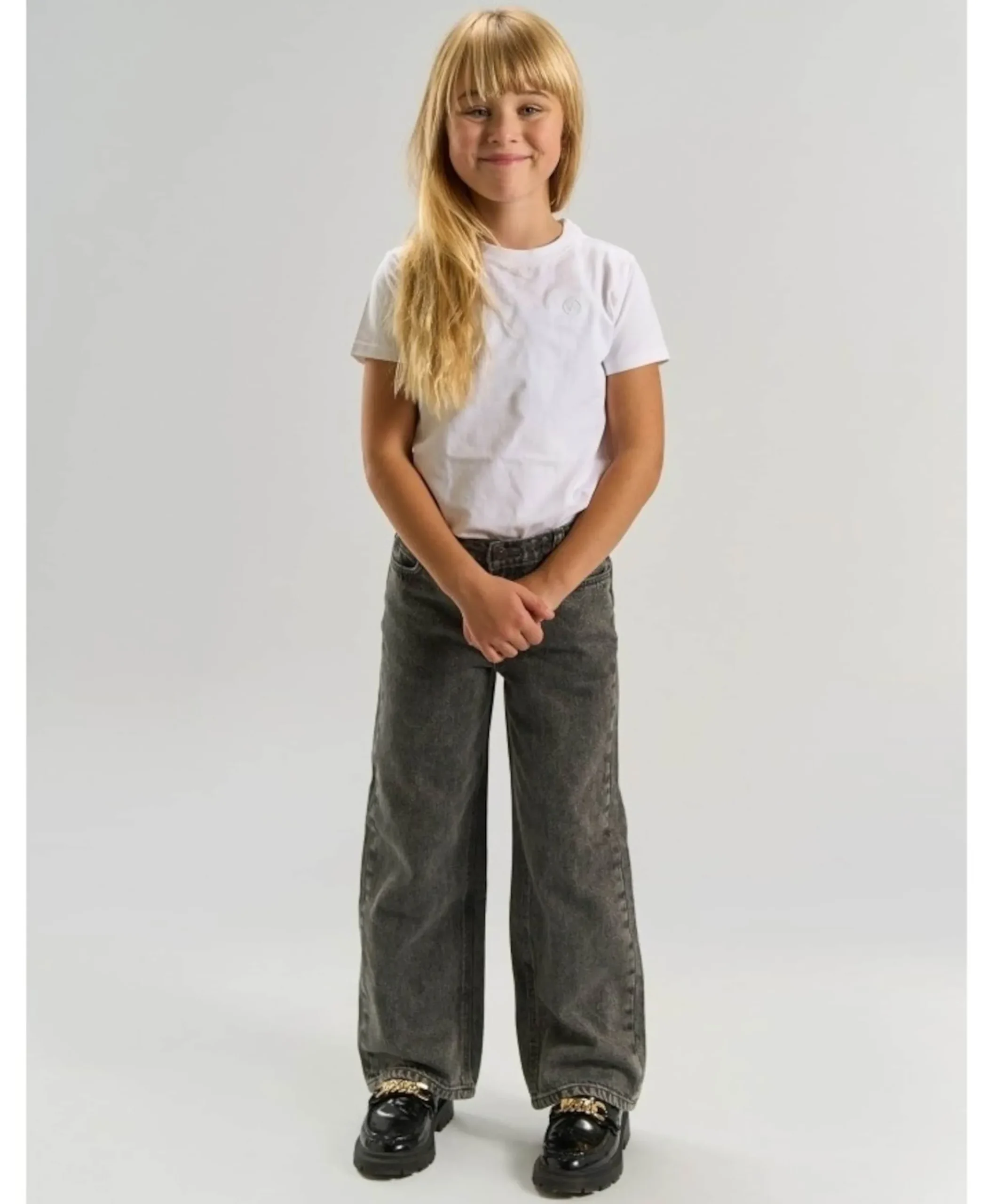 TNLissabon Wide Fit Jeans meisjes jeans grijs