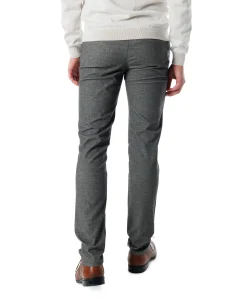 Travel Wool Look heren broek grijs