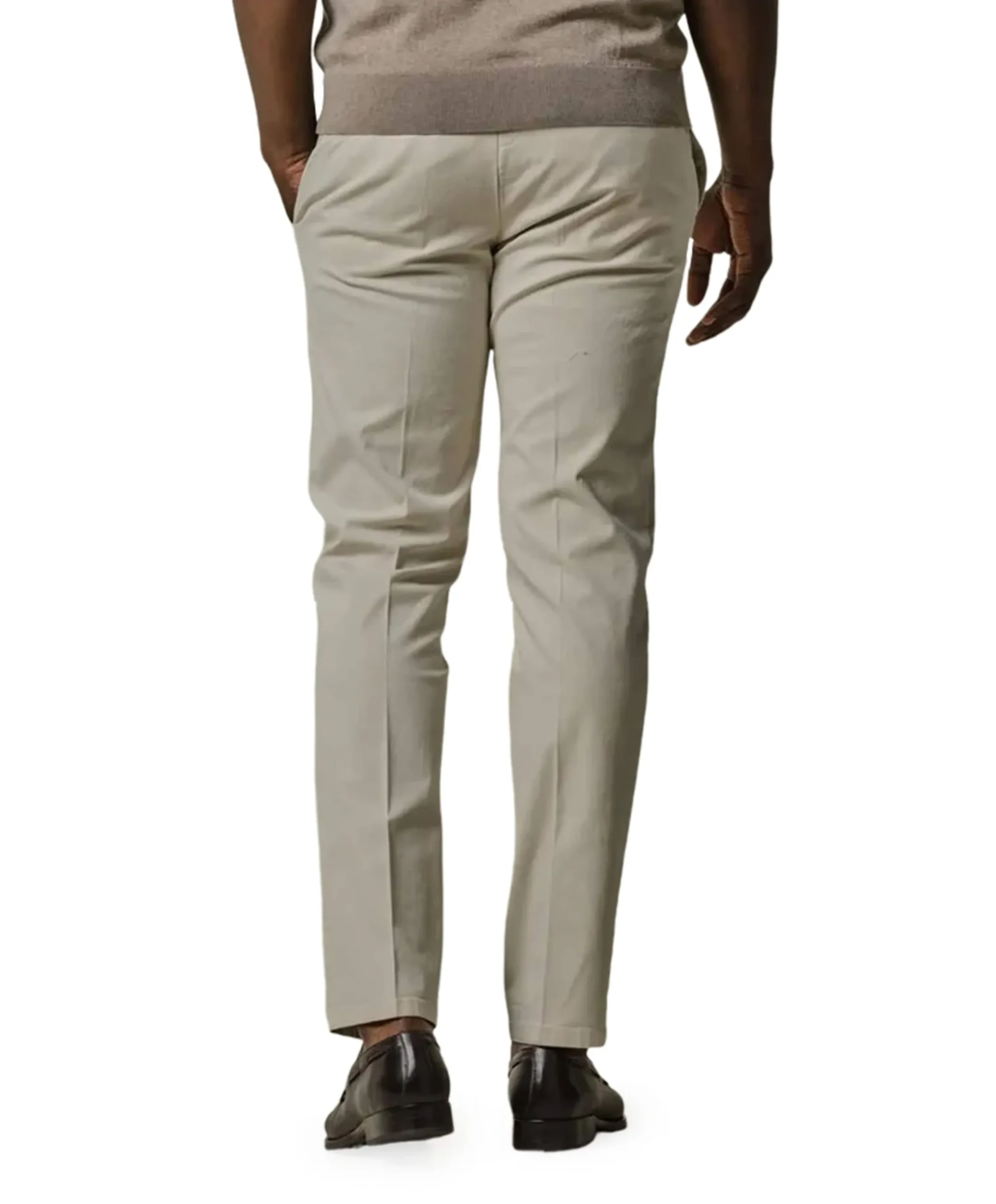 TROUSER GD RLX SAND heren broek beige