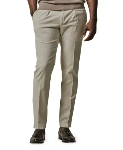TROUSER GD RLX SAND heren broek beige