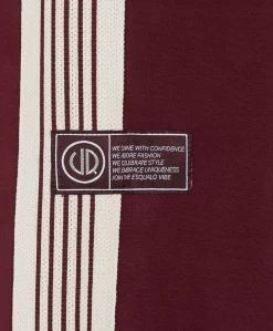 Trousers tape Modal dames broek bordeaux