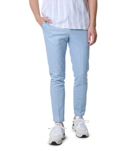 Trouser structure heren pantalon blauw