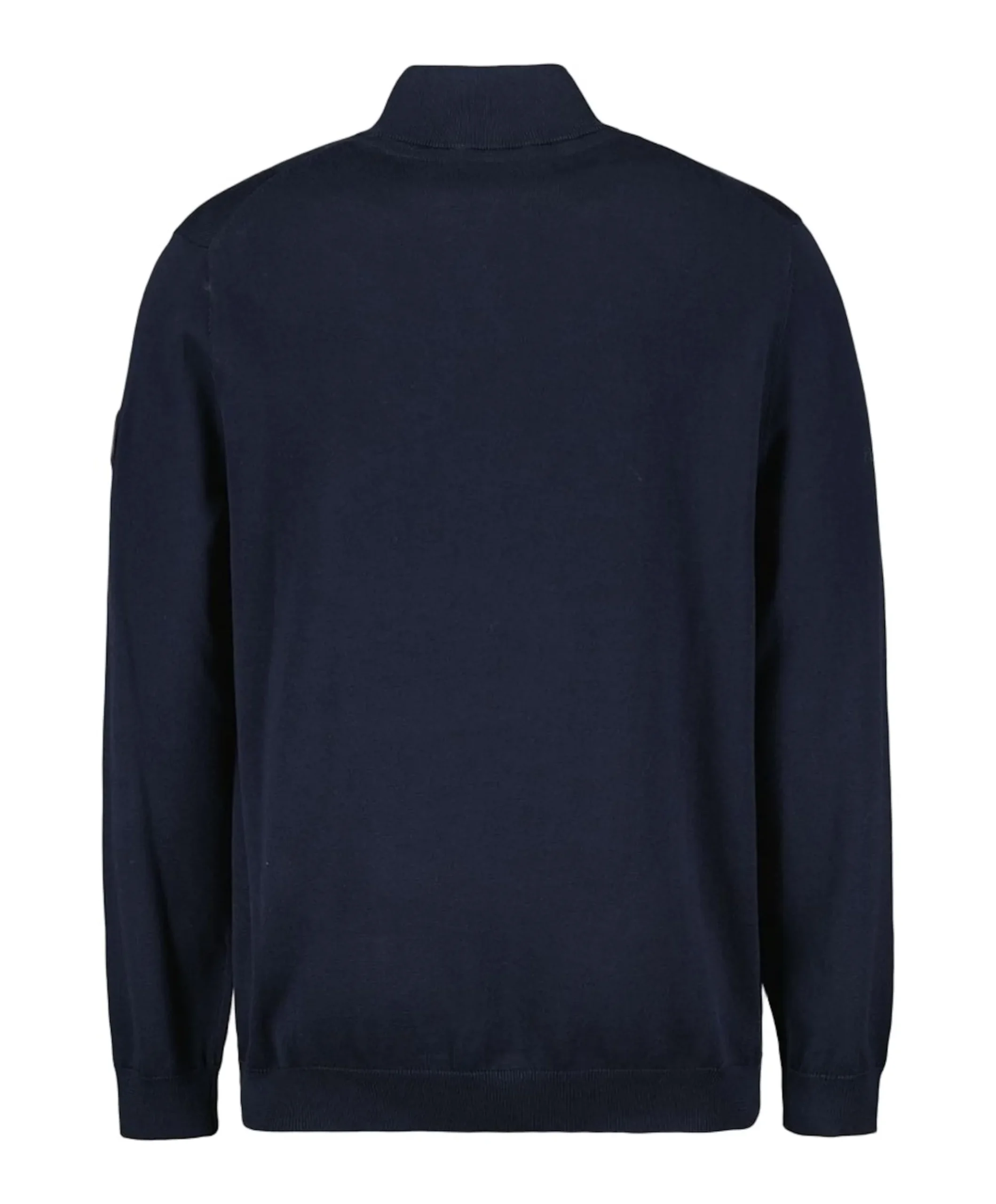 Trui met rits blauw