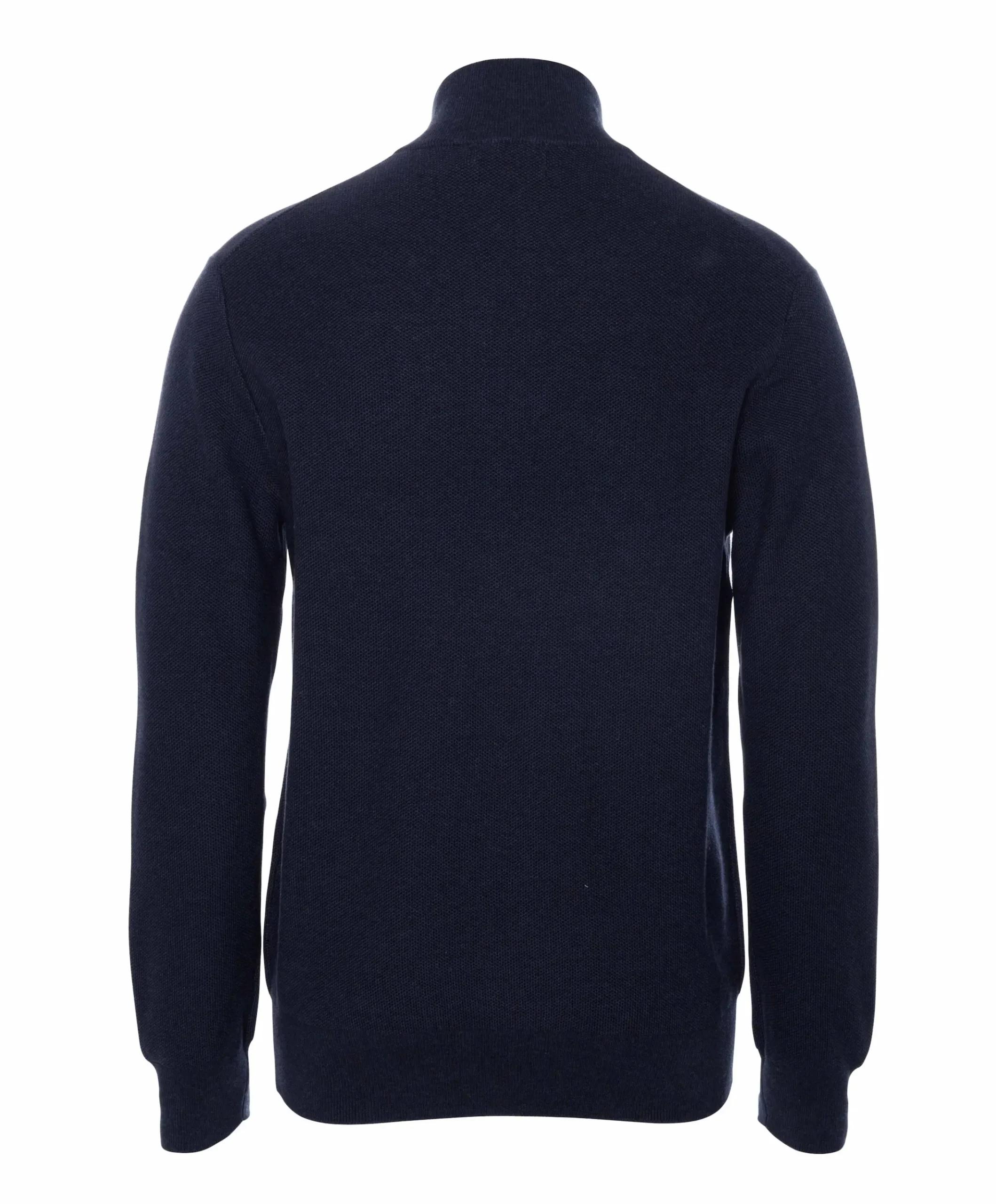Trui met rits blauw
