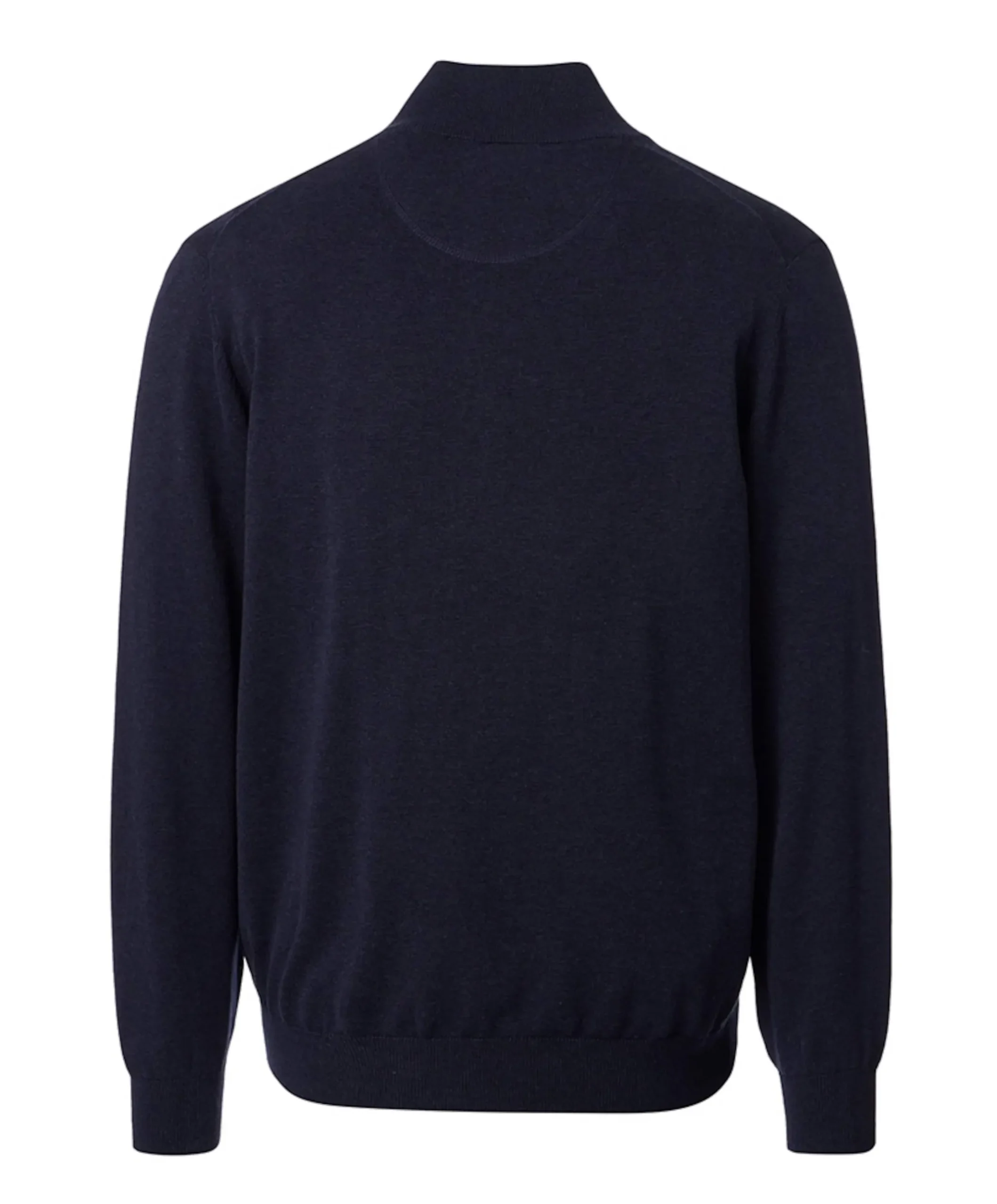 Trui met rits blauw