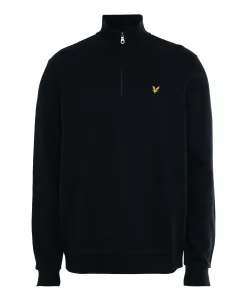 Trui met rits blauw