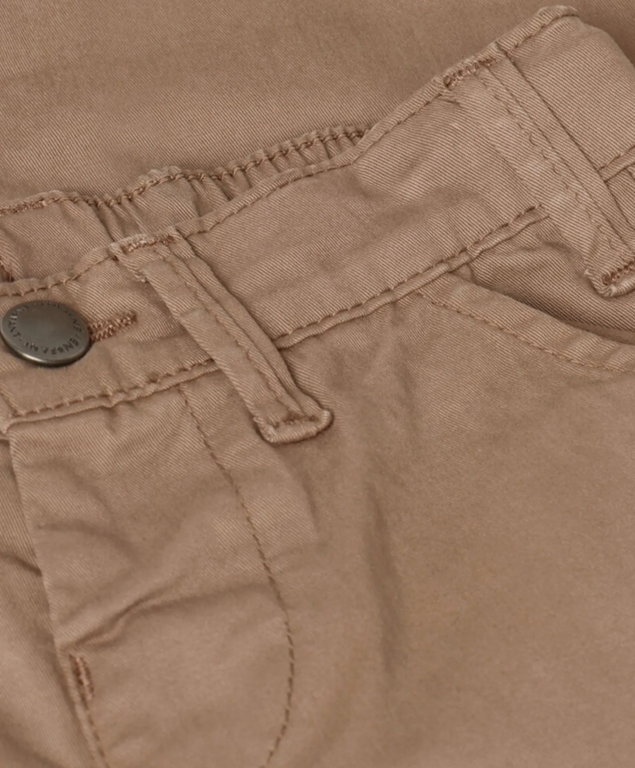 Twill jongens broek bruin