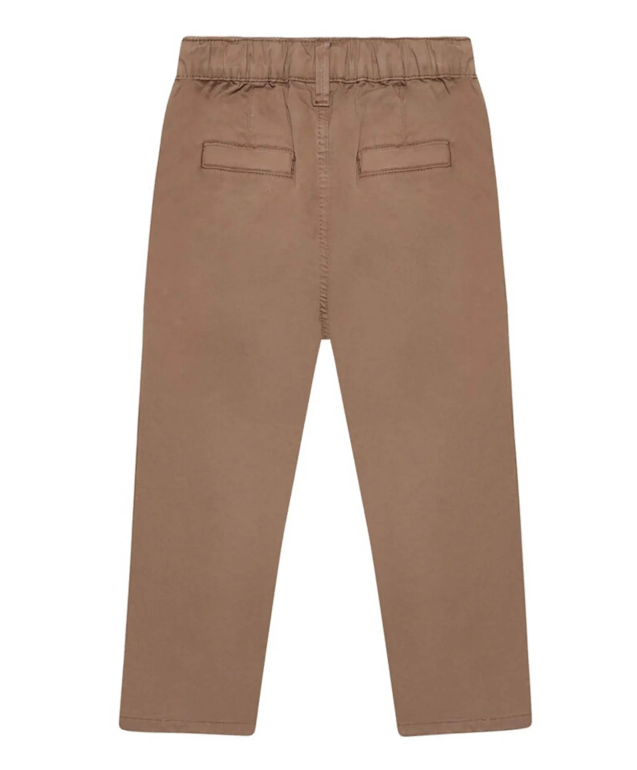 Twill jongens broek bruin