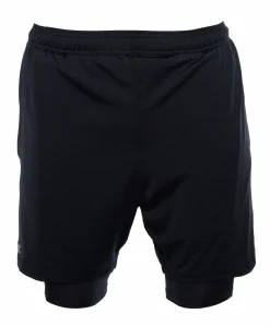Ua Tech Vent 2in1 Short-blk heren shorts zwart