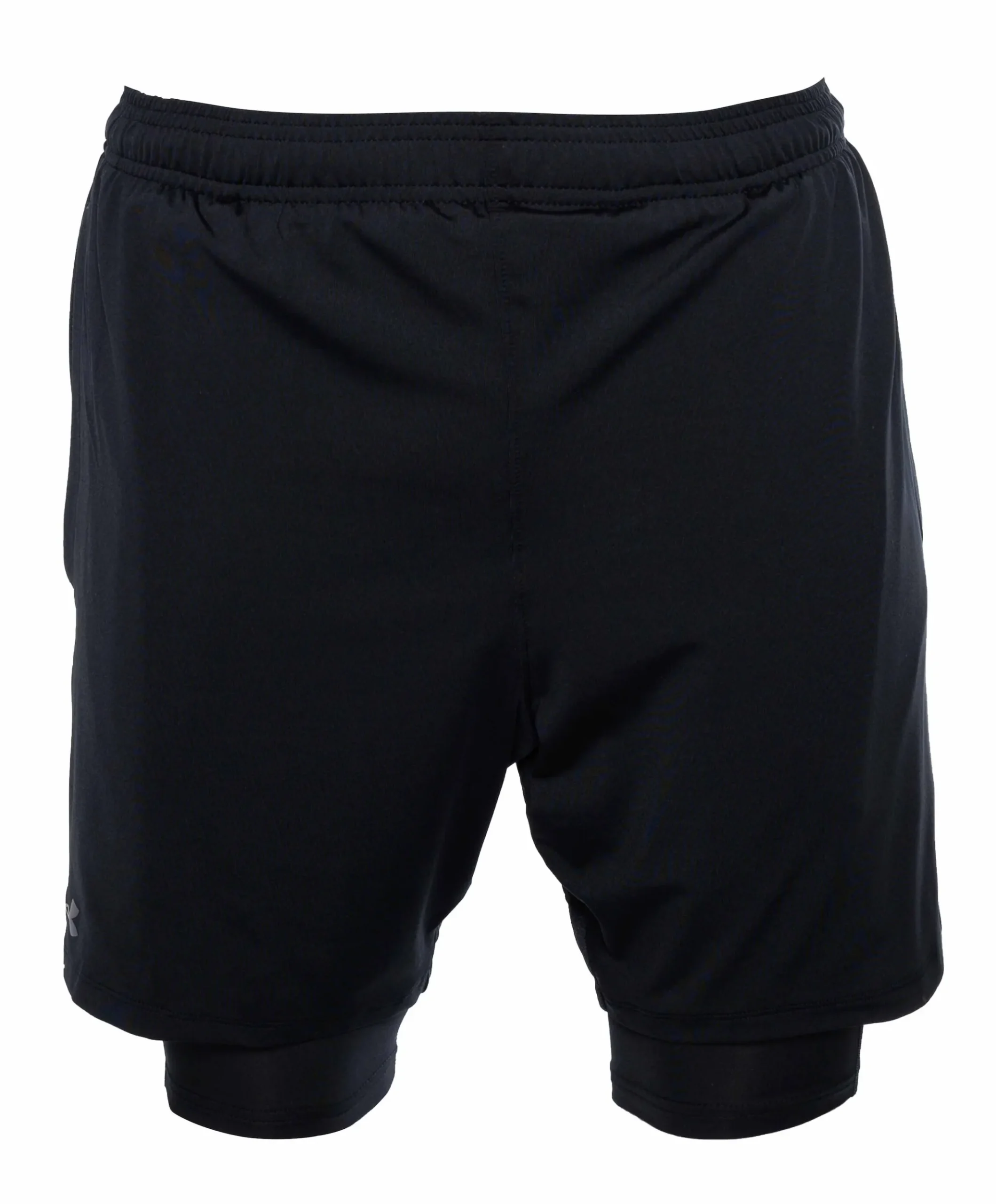 Ua Tech Vent 2in1 Short-blk heren shorts zwart