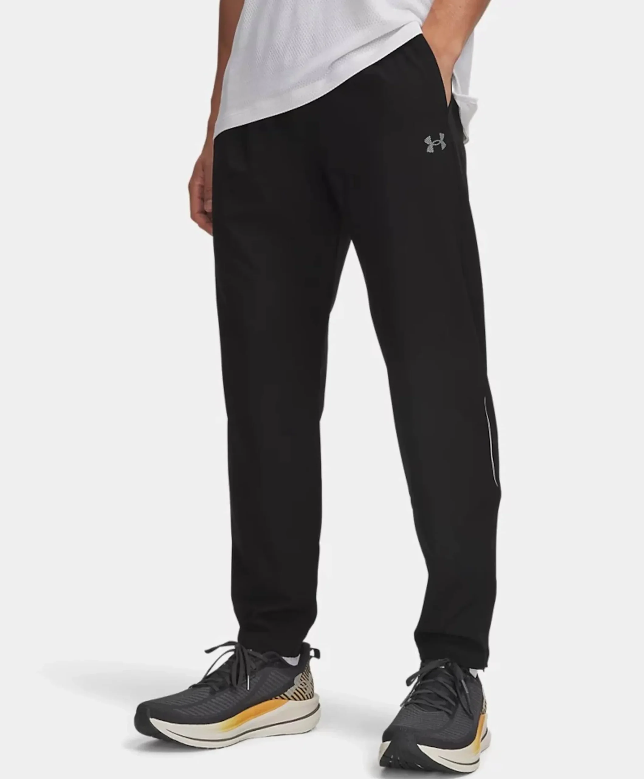 Ua Velociti Track blk heren trainingsbroek zwart