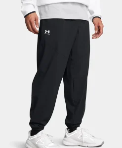 Ua Vibe Woven Jogger-blk heren broek zwart