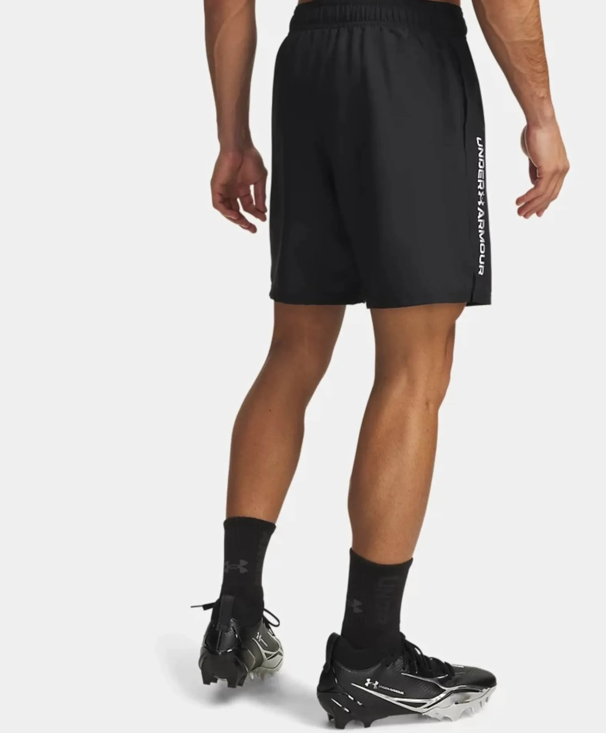 Ua Woven Wdmk Shorts-grn heren shorts zwart