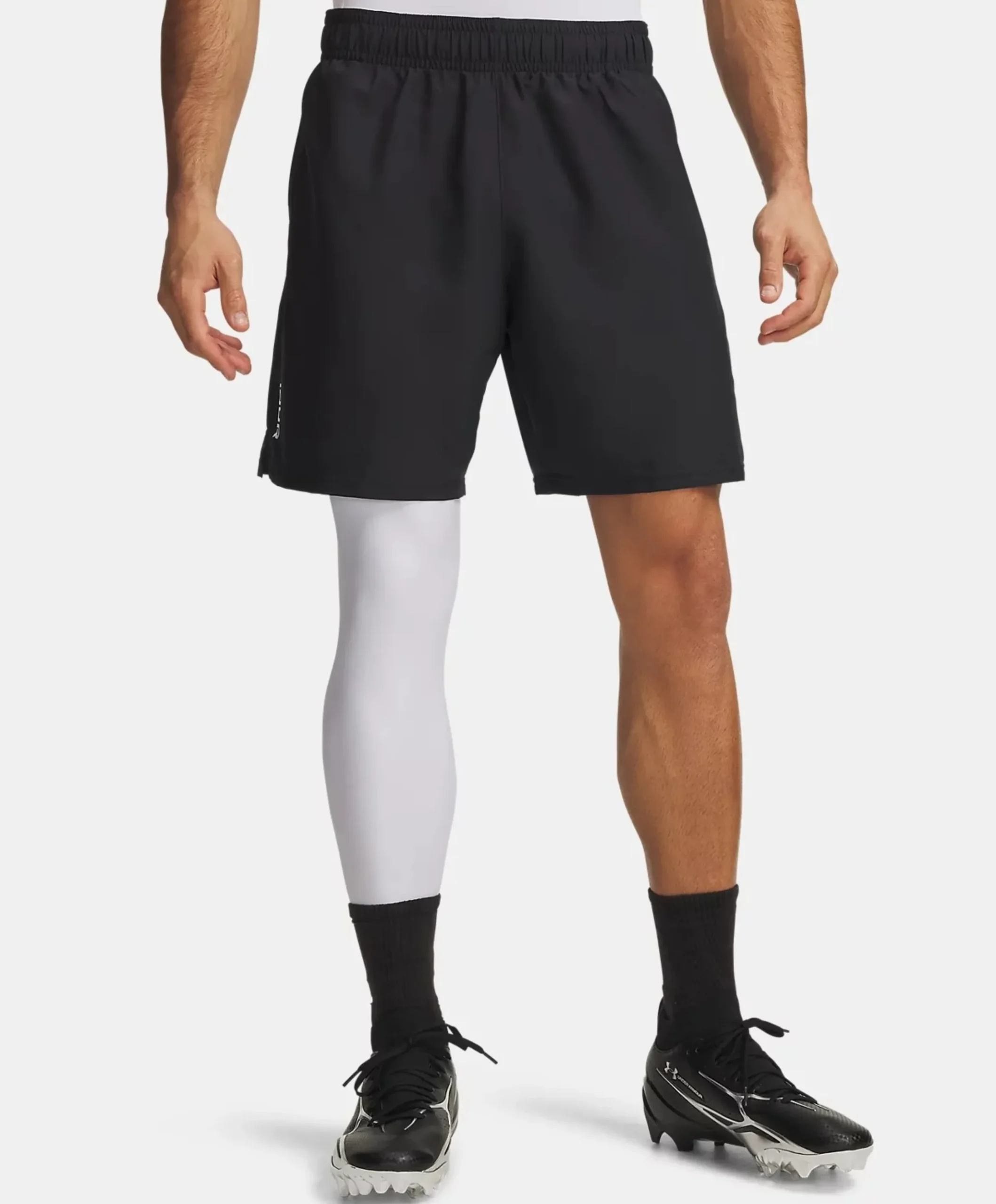 Ua Woven Wdmk Shorts-grn heren shorts zwart