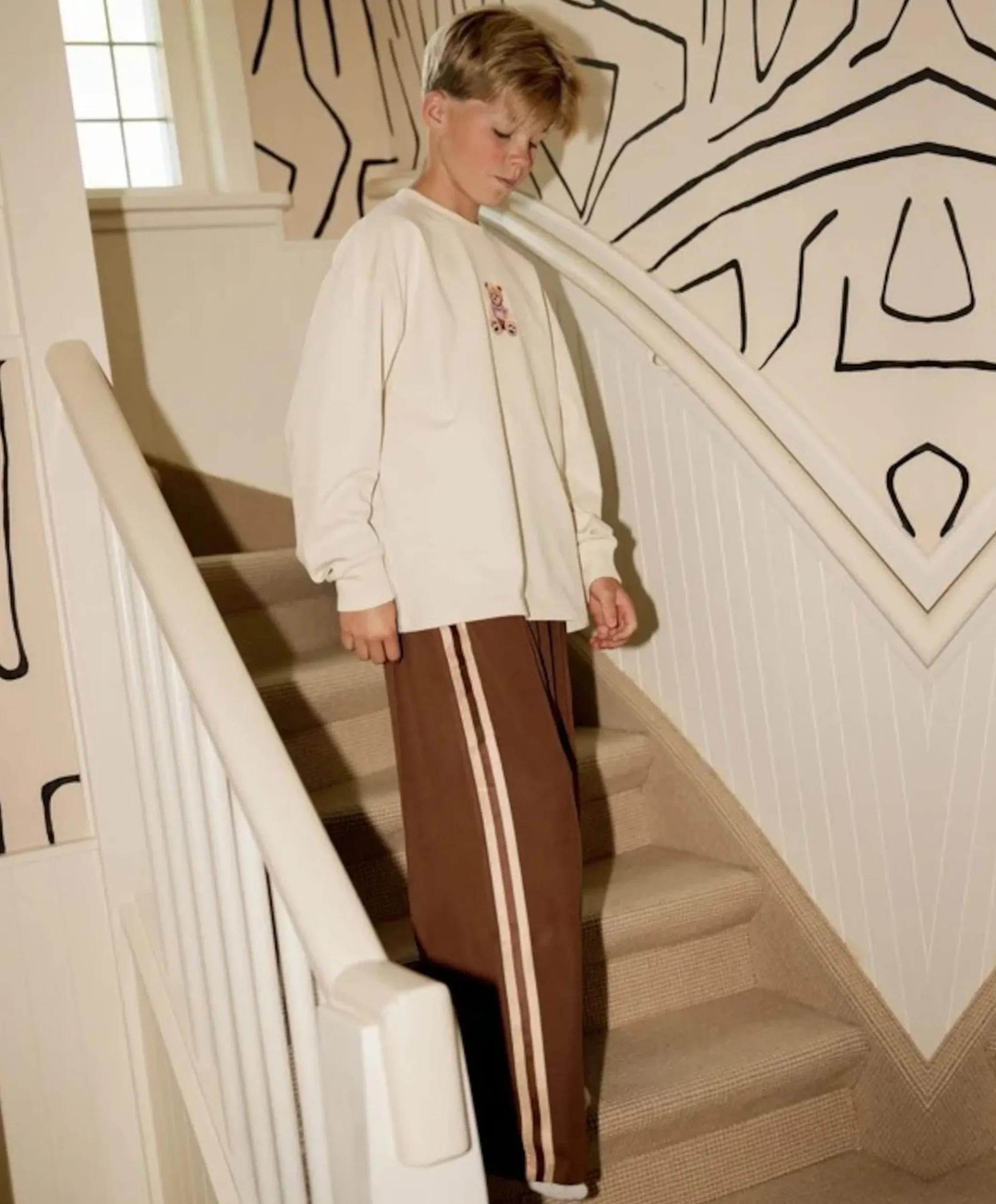 Uniseks broek bruin