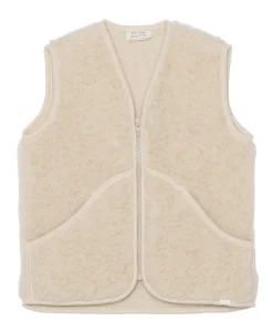 Uniseks gilet beige