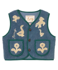 Uniseks gilet blauw