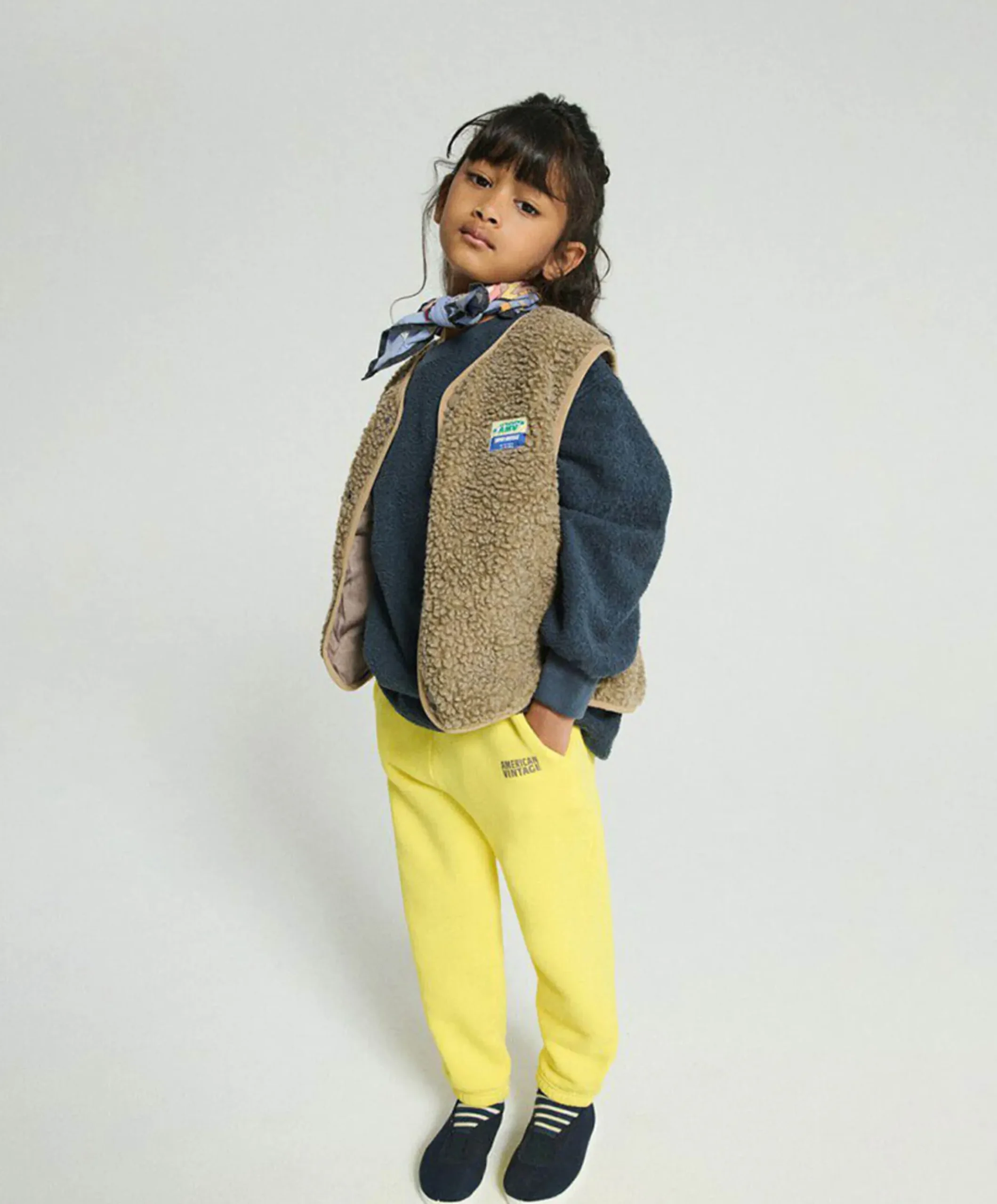 Uniseks gilet bruin