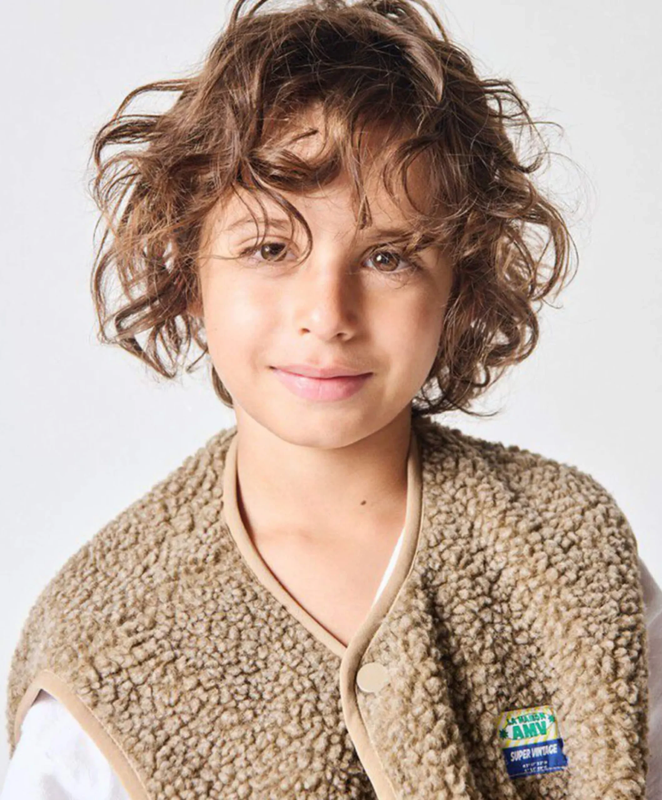 Uniseks gilet bruin