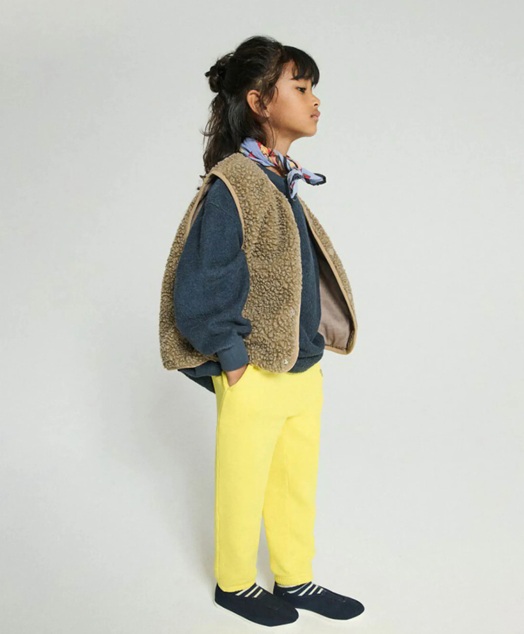 Uniseks gilet bruin