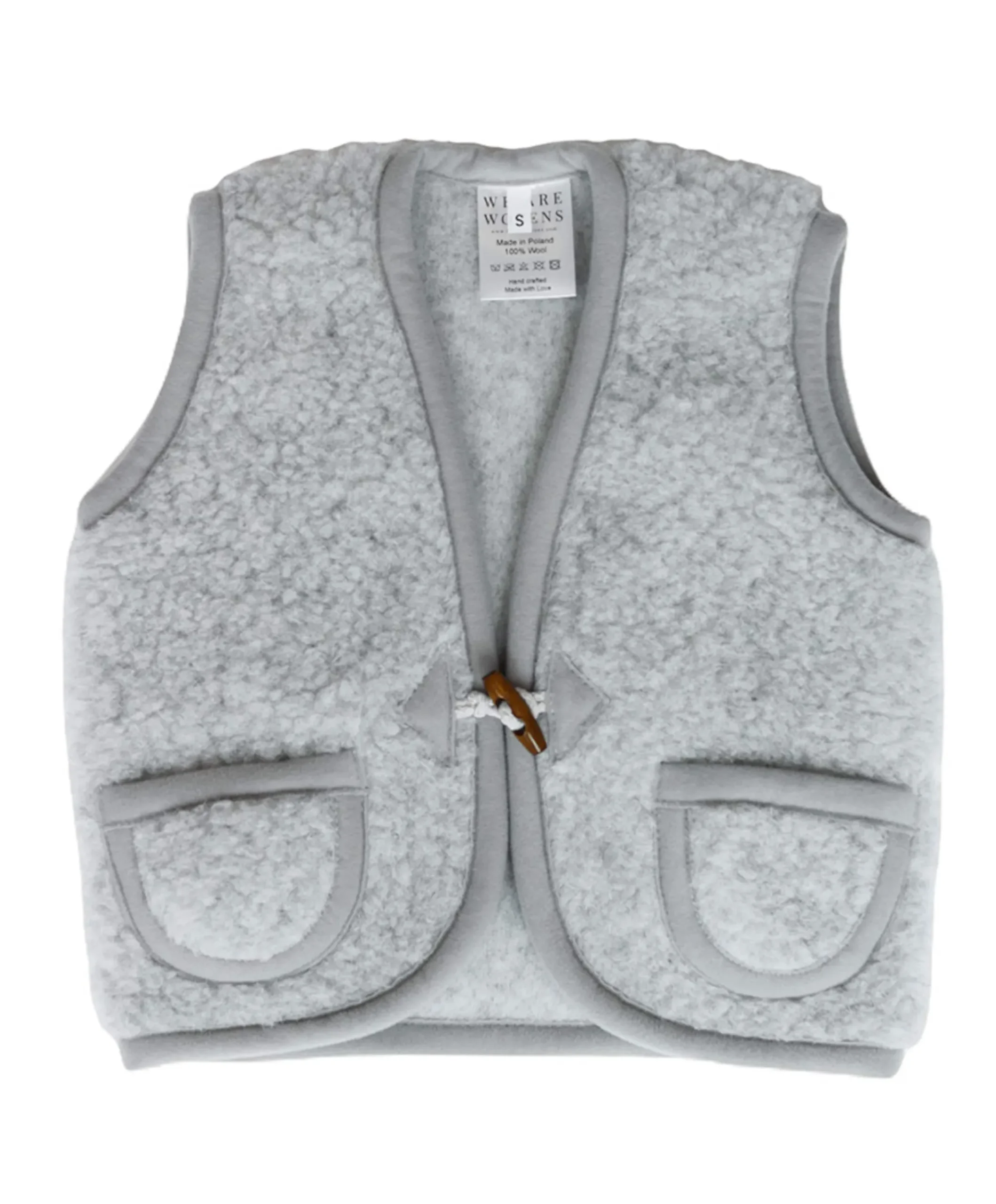 Uniseks gilet grijs