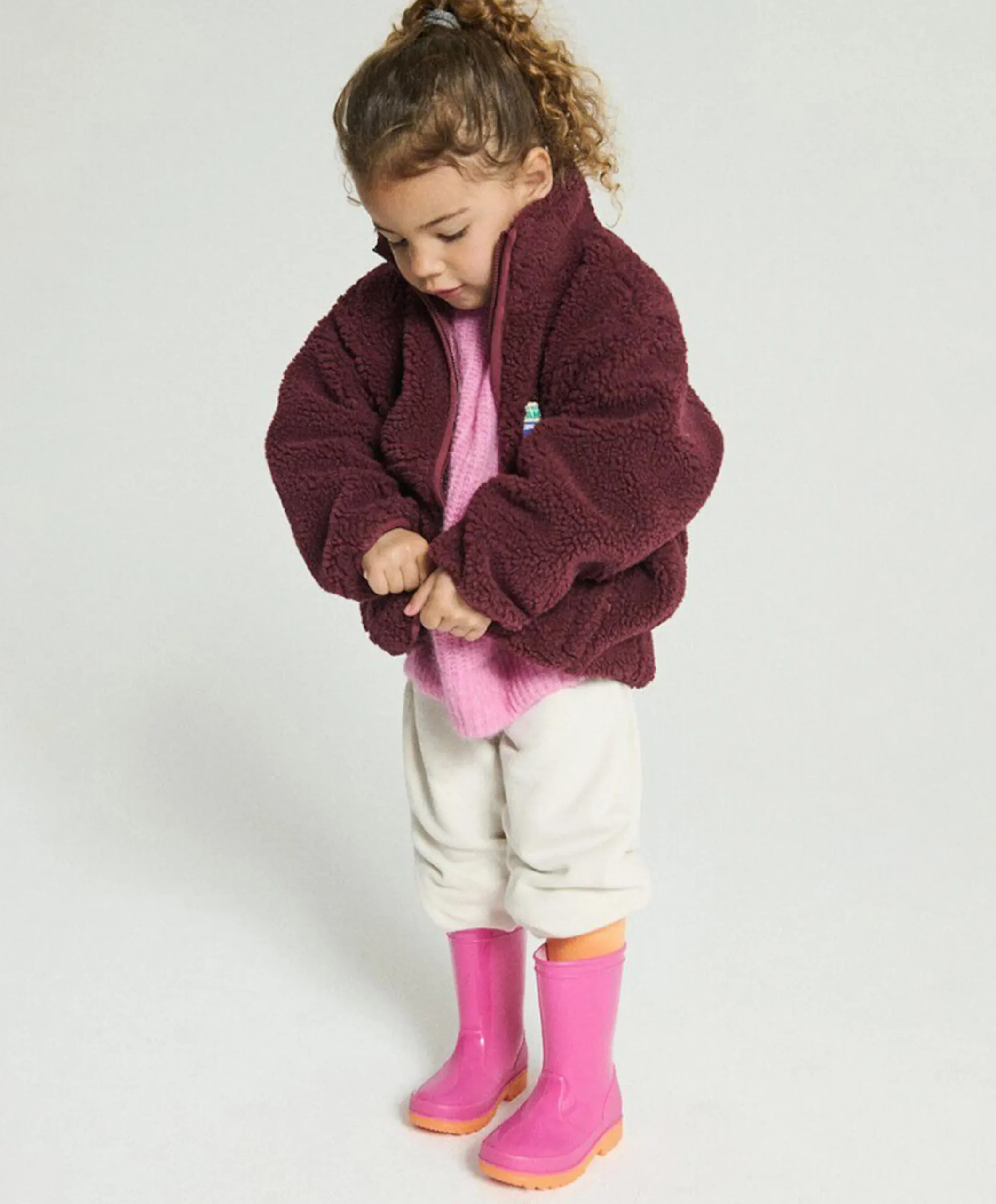 Uniseks jas bordeaux