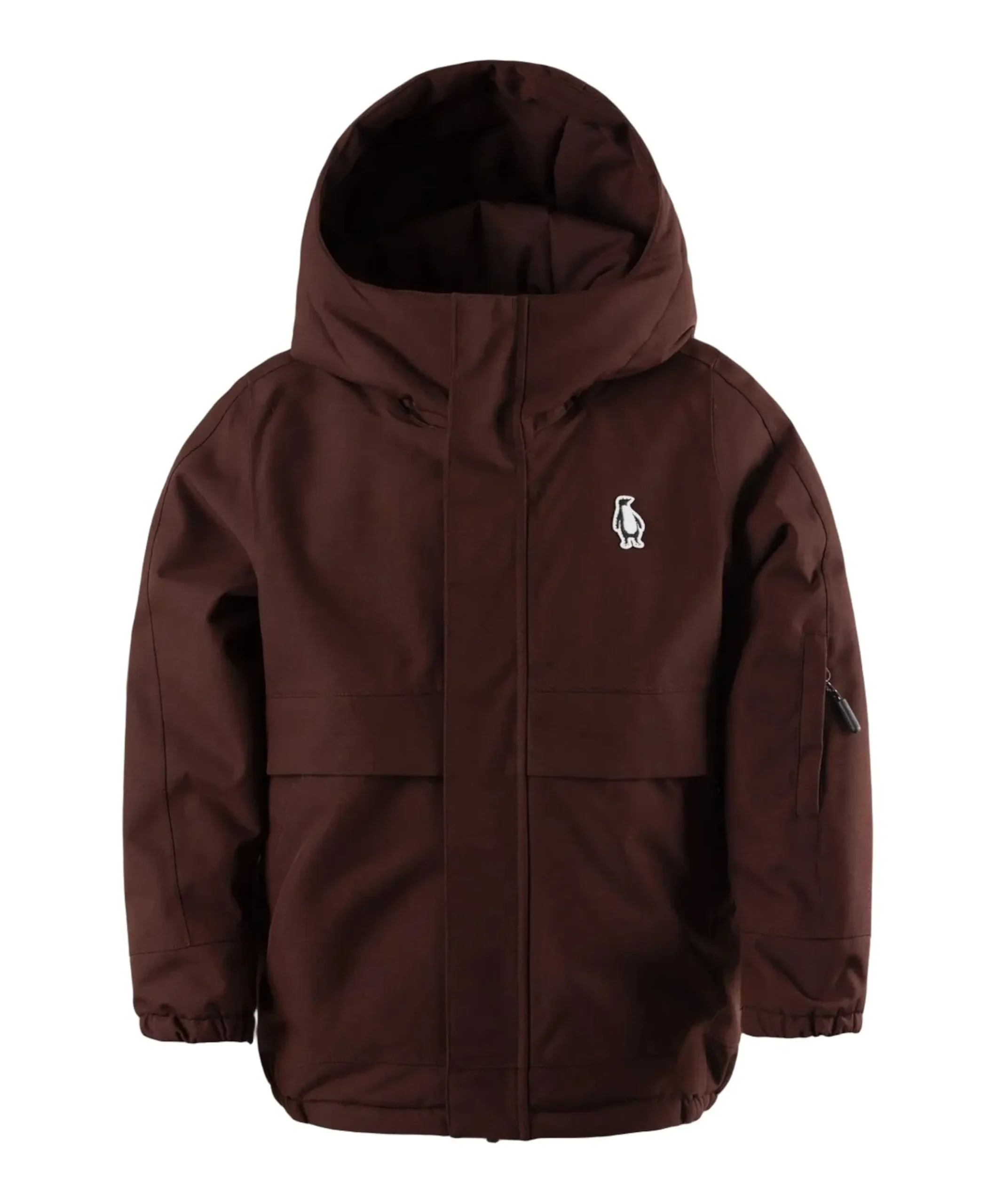 Uniseks jas bruin