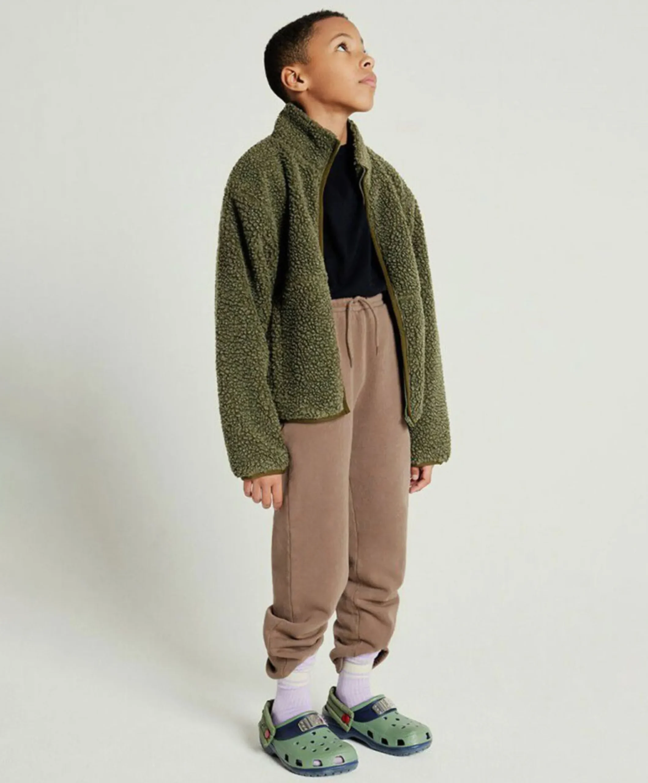 Uniseks jas groen