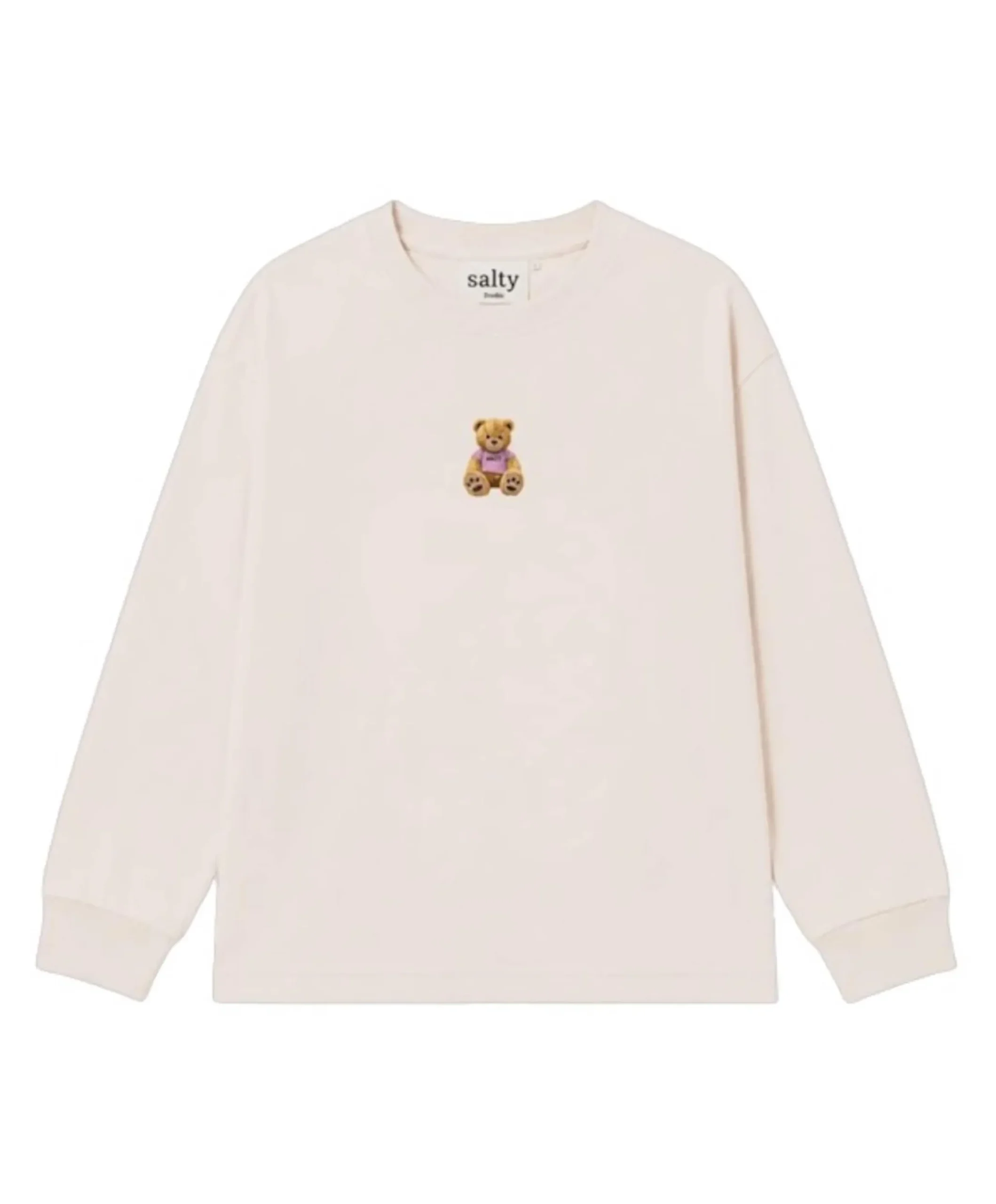 Uniseks longsleeve beige