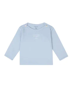 Uniseks longsleeve blauw